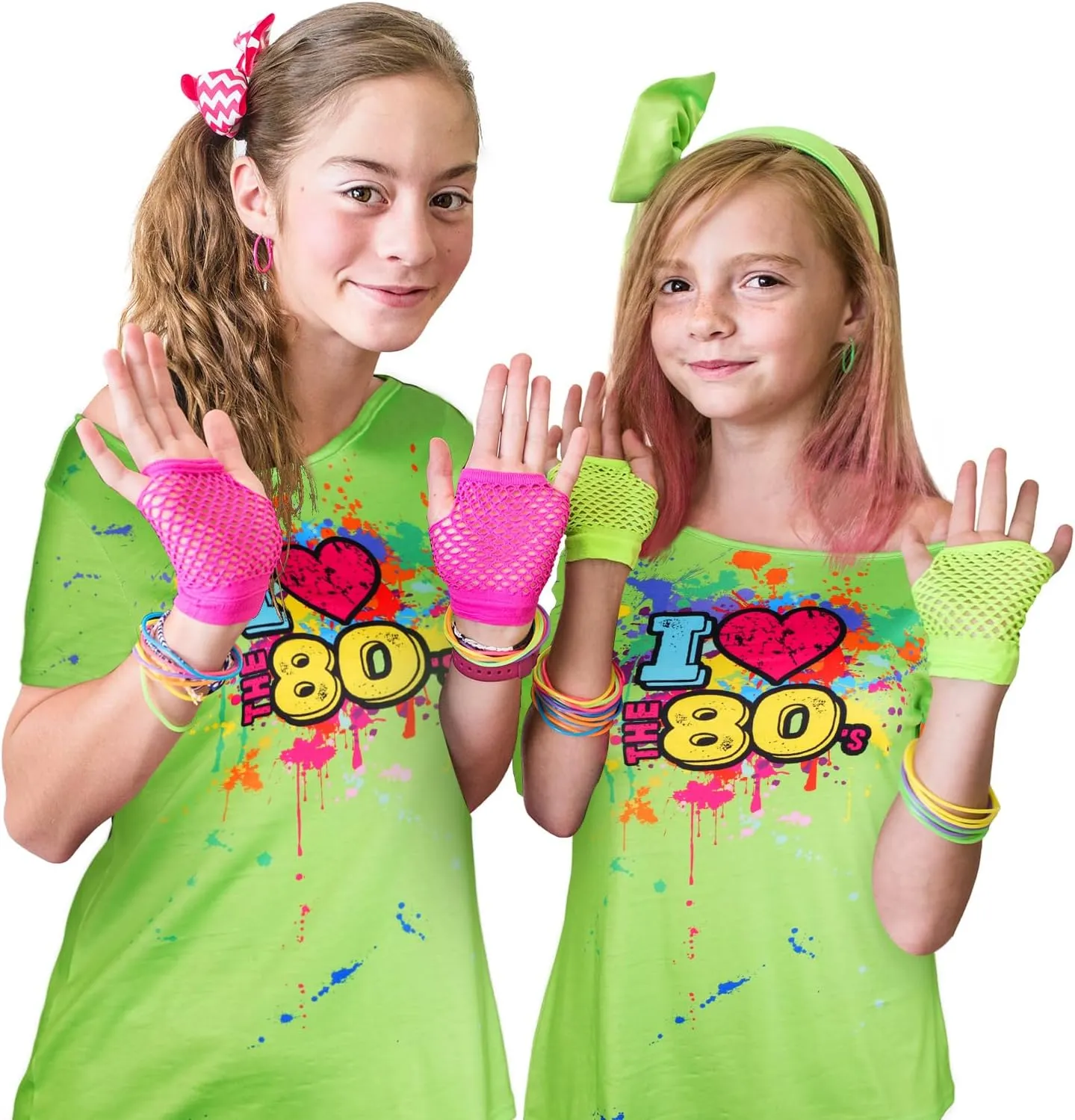 80s Outfit for Women Plus Size I Love The 80's Costumes 80s Off Shoulder T-Shirt Tops Neon Clothes Oversized