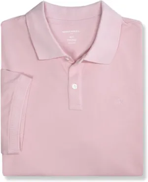 Banana Republic Mens 803392 Regular Fit Pique Mesh Organic Cotton Monogram Polo Shirt