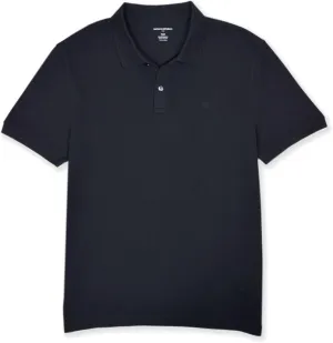 Banana Republic Mens 803392 Regular Fit Pique Mesh Organic Cotton Monogram Polo Shirt