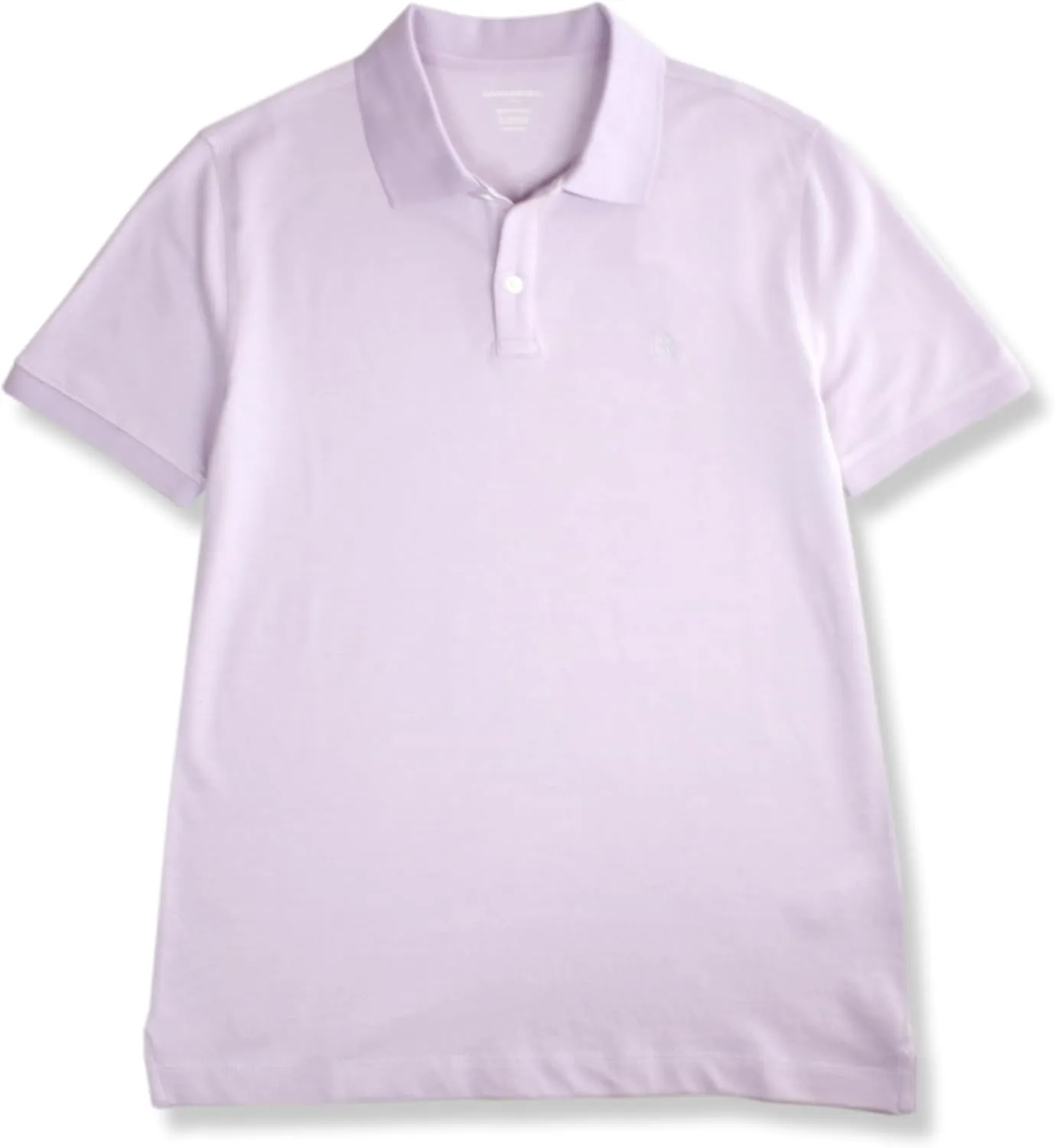 Banana Republic Mens Slim Fit Pique Mesh Organic Cotton Monogram Polo Shirt