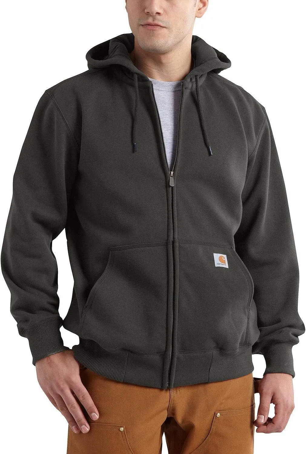 Carhartt Men's Rain Defender Loose Fit Heavyweight Full-Zip Sweatshirt