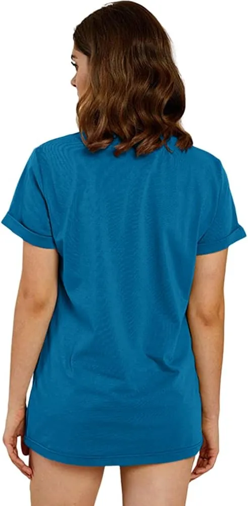 Cicy Bell Women's Dandelion Print T Shirts Cute Graphic Tees Short Sleeve Summer Cotton Tee Tops