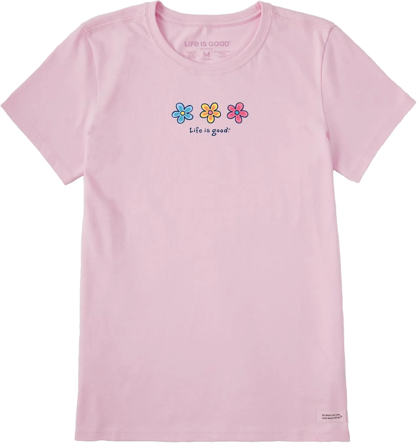 Life is Good Women's Crusher Tee Three Daisies