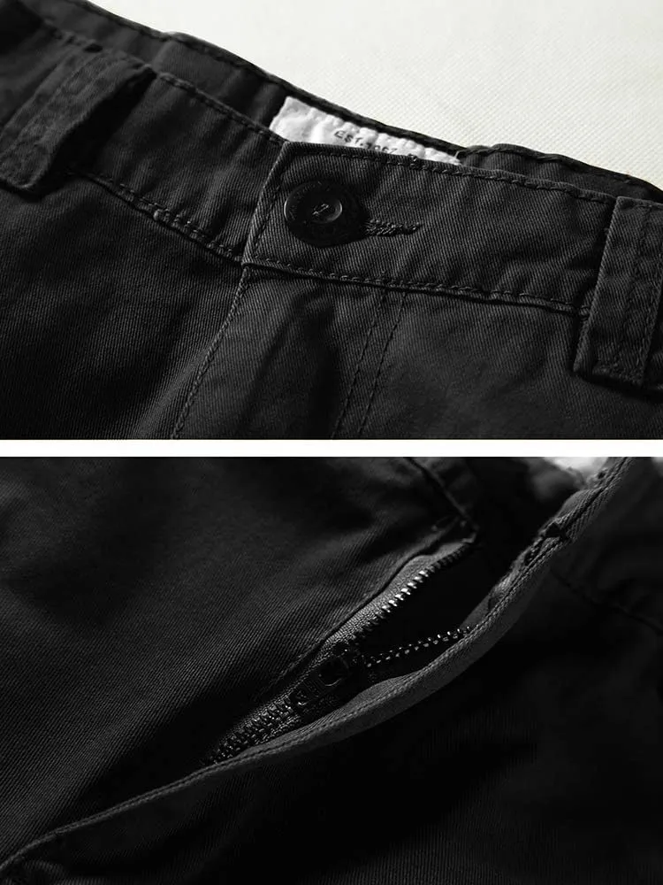 Men's Cargo Pants, Casual Outdoor Camo Pants, Relaxed Fit Work Pants with Multi Pockets