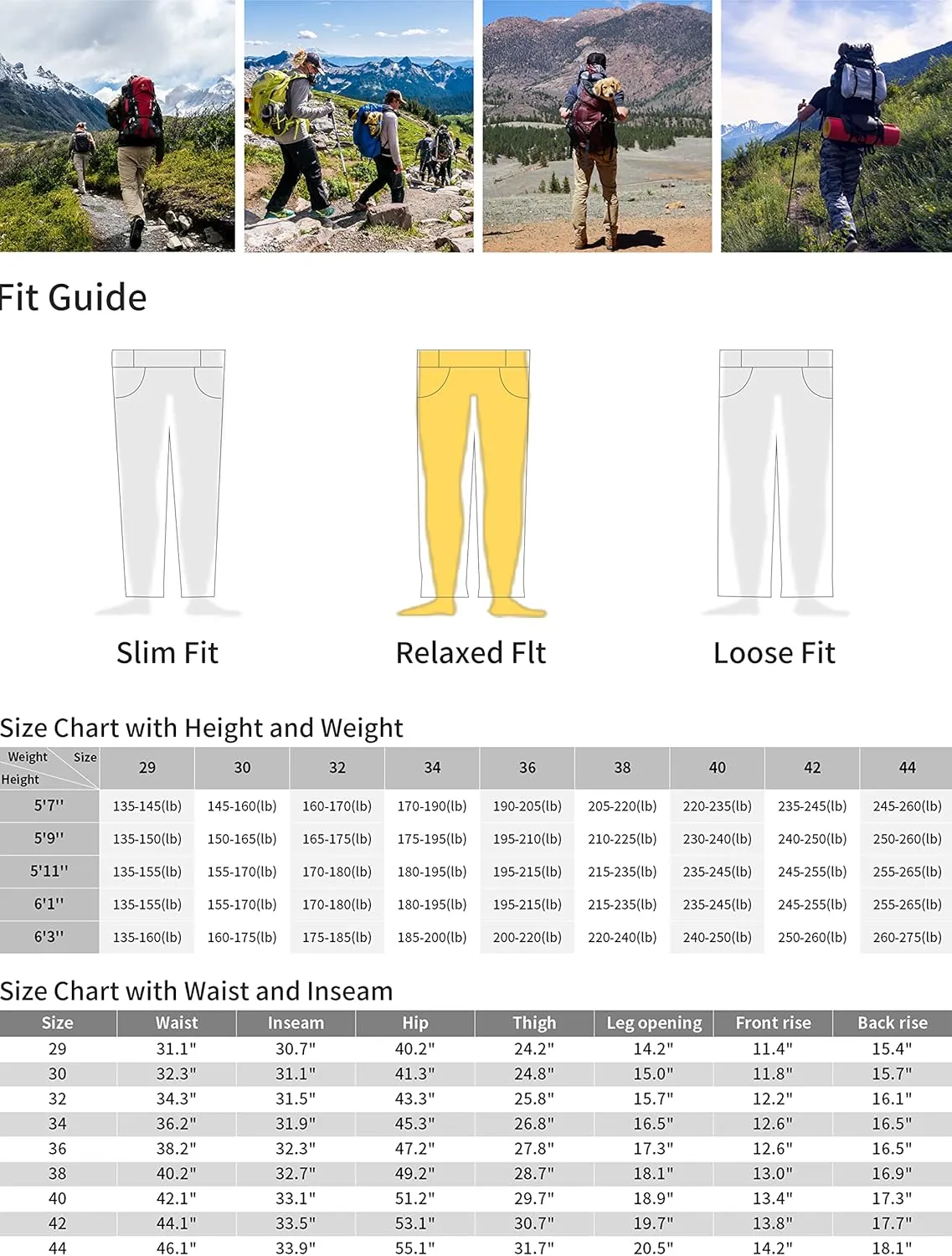Men's Cargo Pants, Casual Outdoor Camo Pants, Relaxed Fit Work Pants with Multi Pockets