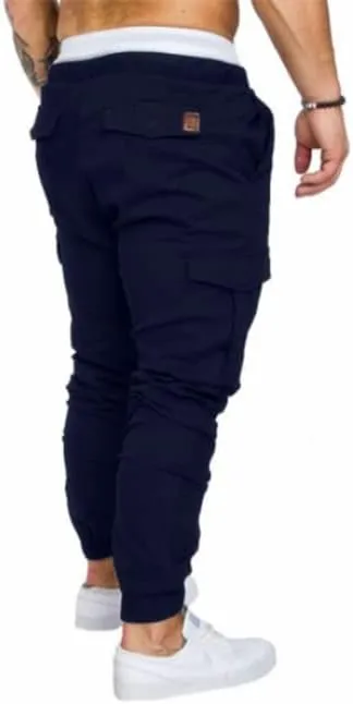 Mens Fashion Joggers Sports Pants - Cotton Cargo Pants Sweatpants Trousers Mens Long Pants