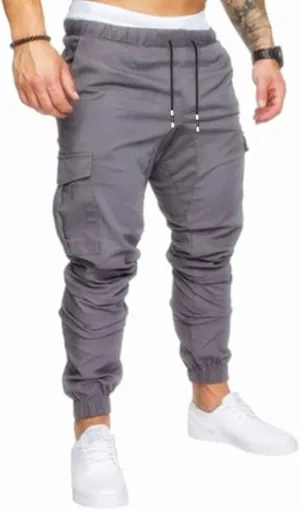 Mens Fashion Joggers Sports Pants - Cotton Cargo Pants Sweatpants Trousers Mens Long Pants