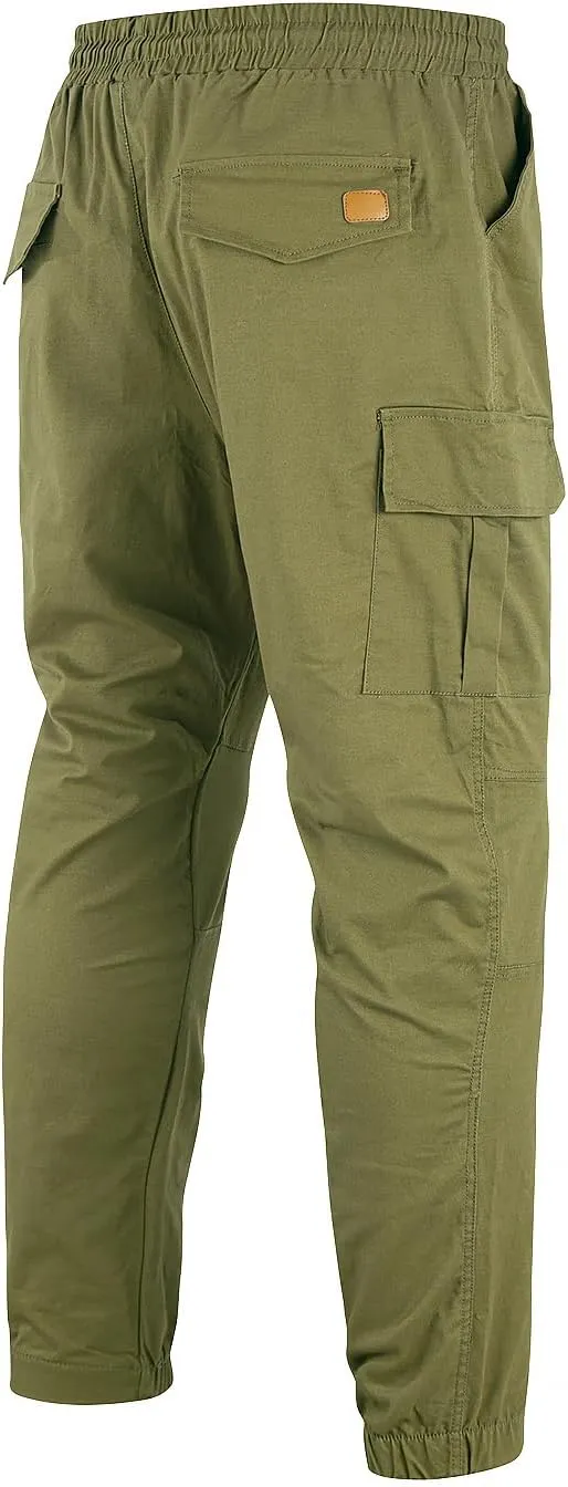 Mens Fashion Joggers Sports Pants - Cotton Cargo Pants Sweatpants Trousers Mens Long Pants