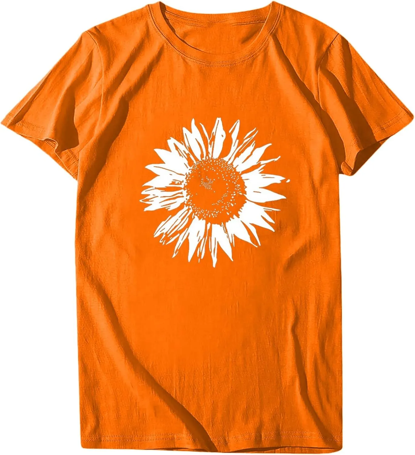 Sunflower Shirts Women Sunflower Printed Tee Shirts Inspirational Tees Shirt Vintage Casual Short Sleeve Tops