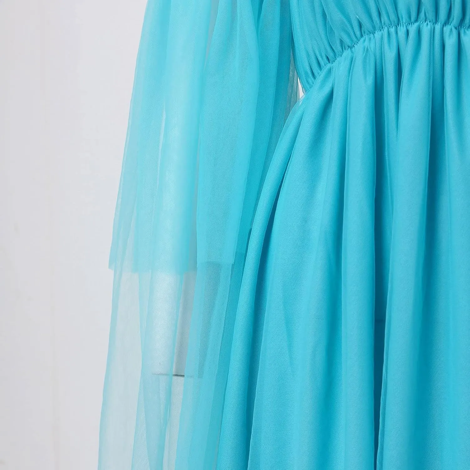 Tulle Dress Women Short Puffy Prom Dress Strapless Mesh Birthday Fairy Dresses Ruffle Cocktail Party Poofy Gown
