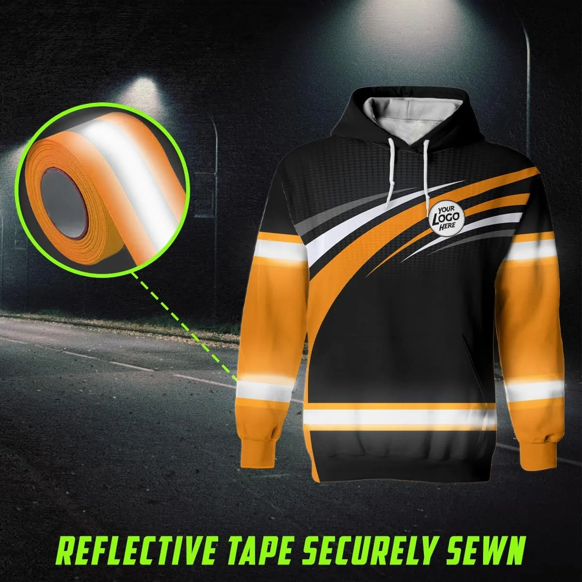 Uniform Company Reflective Polo Shirt High Visibility Shirt for Men Women Safety Polo Shirts Workwear for Worker