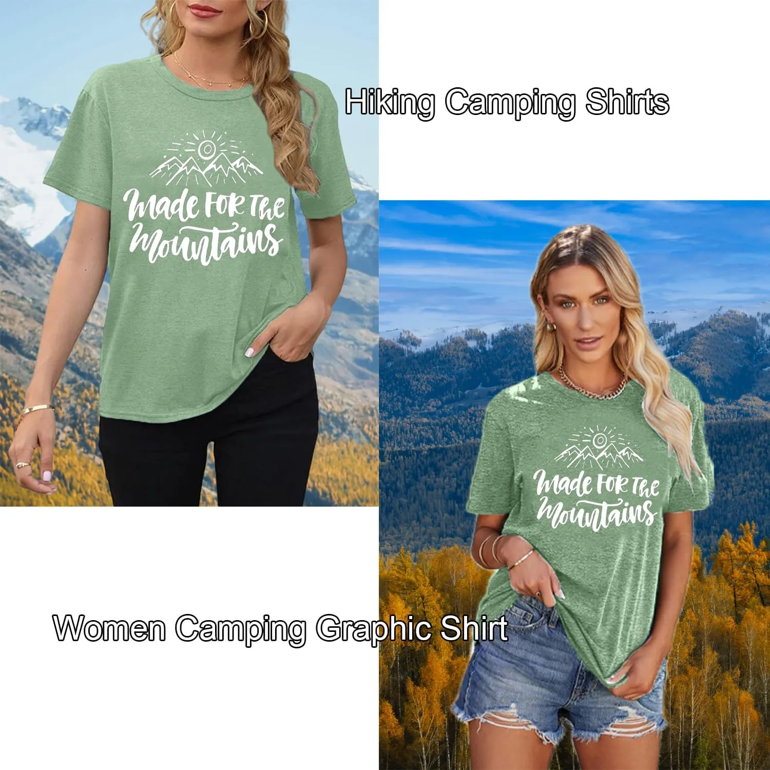 Women Hiking Camping Outdoor Tank Top Summer Mountain Nature Funny Graphic Print Round Neck Workout Athletic Sleeveless Tops
