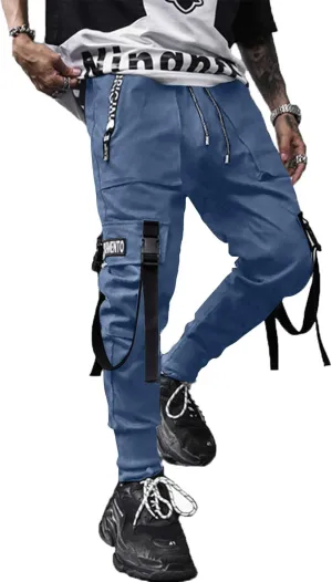 XYXIONGMAO Men's Jogger Pants Techwear Hip Hop Harem Pants Streetwear Tactical Track Pants
